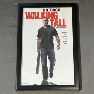 WALKING TALL 2004 Framed Reproduction Poster 18 x 12 - The Rock Dwayne Johnson